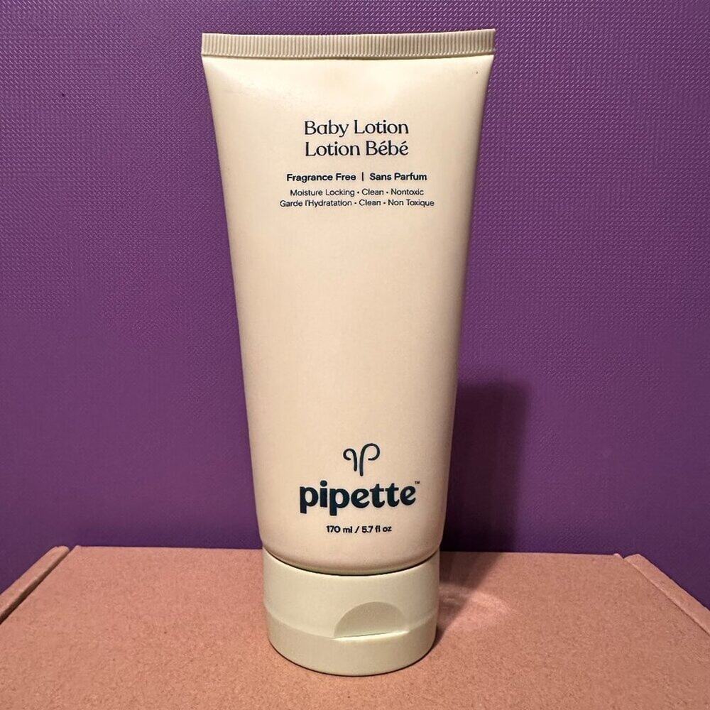 Pipette Baby Lotion: Natural Hydration, Fragrance-Free, 6oz (170ml) - NEW